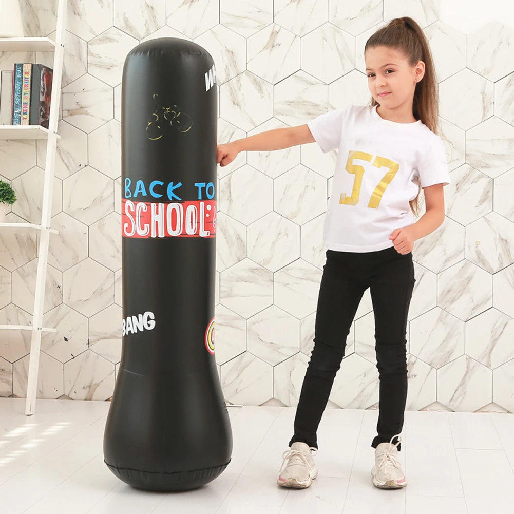 Inflatable Punching Boxing Bag Fitness Training Boxing Sack PVC Sports Fight Column  Kids Boxing Fight Pressure Sandbag