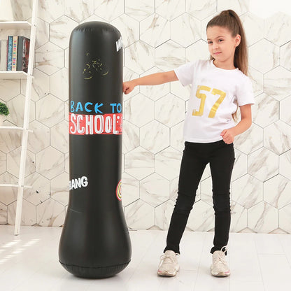 Inflatable Punching Boxing Bag Fitness Training Boxing Sack PVC Sports Fight Column  Kids Boxing Fight Pressure Sandbag
