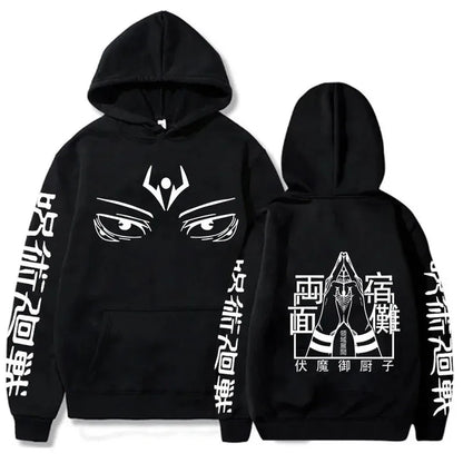 Hoodies New Japanese Anime Graphic Printing Sweatshirts for Men Womnen Hip Hop Casual Autumn Winter Fleece Streetwear Tops