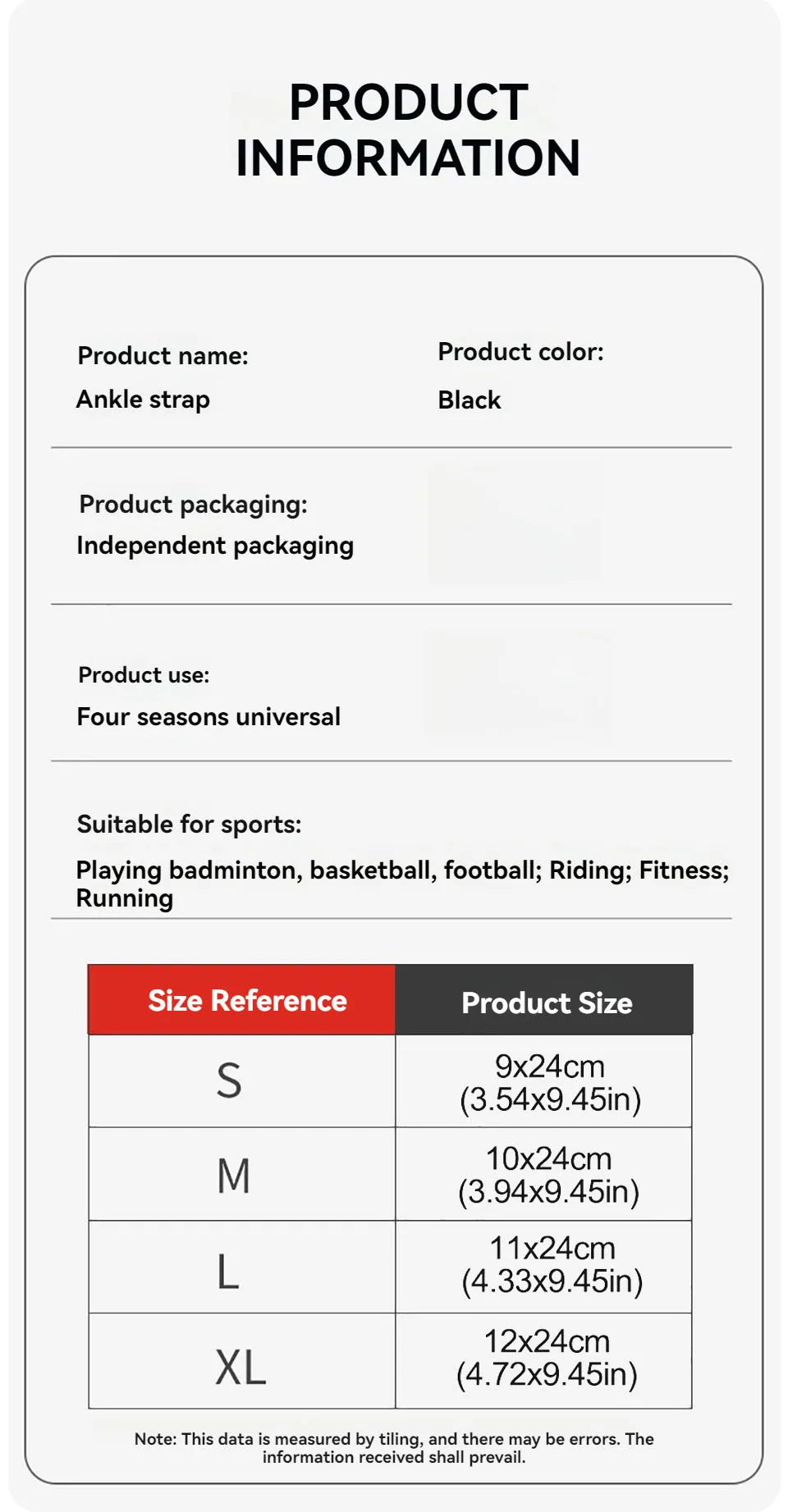 1Pcs Copper Ion Ankle Brace Adjustable Knitted Ankle Brace Compression Strap Fitness Cycling Running Copper Fiber Ankle Brace