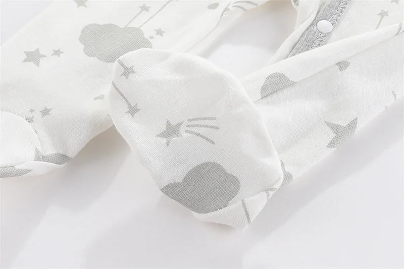Newborn Unisex Romper Bodysuit – Soft Cotton, 0-9 Months