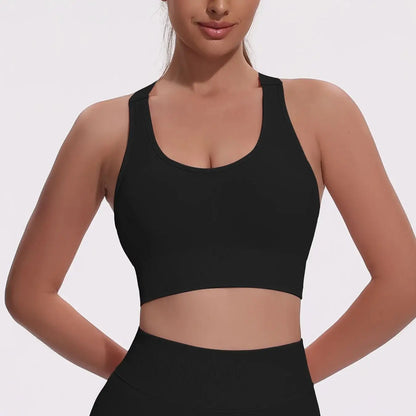 Adjustable Strap Shockproof Yoga Bra