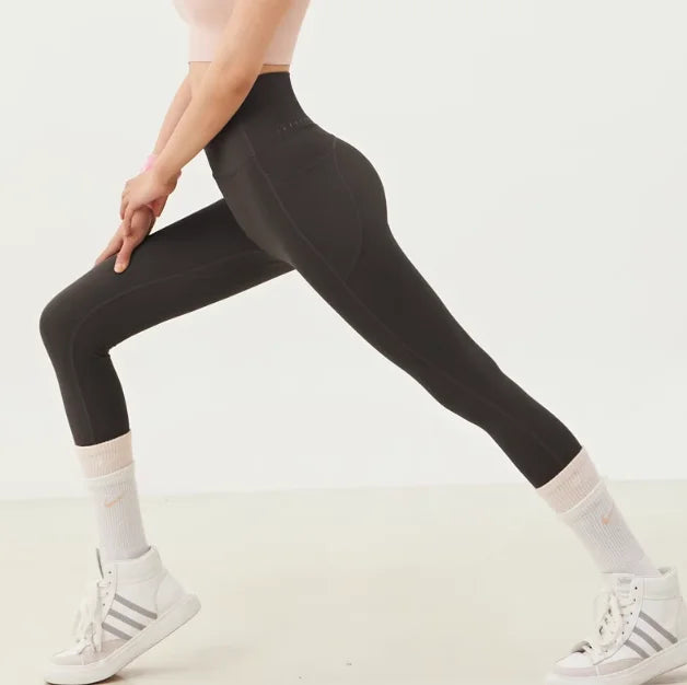 Women's Workout Leggings with Pockets, High Waist Yoga Pants for Running & Cycling, Tummy Control Fitness Tights