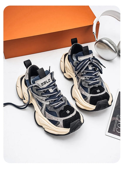 Male Sneakers Casual Sneaker Soft and Comfortable Sports and Leisure Shoes for Men Platform Sports Shoes Wear-resistant Fashion