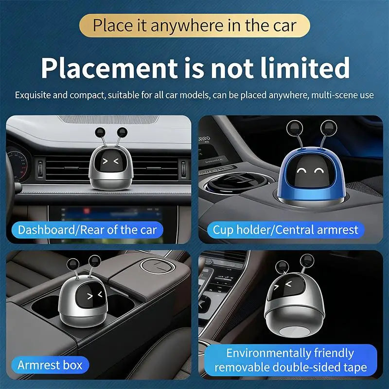 Car Air Freshener Auto Creative Anime Shaking Robot Air Vent Decoration Center Console Outlet Aromatherapy Automotive Interior