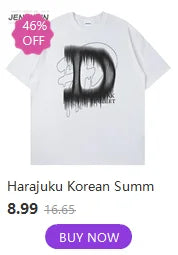 Hip Hop Streetwear Men Tshirt Oversized Short Sleeve Shadow Graphic Print Y2k Tops Tee Harajuku Gothic Aesthetic Clothing Cotton