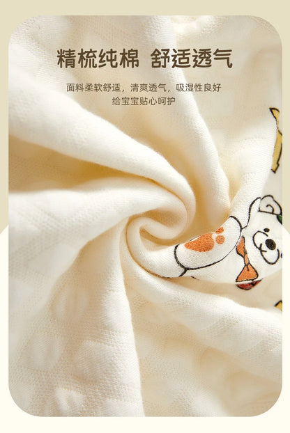Baby Clothes for Autumn, Class A, Boys' Full-Month Outfit, One-Piece Romper, Baby Thermal Interlayered Warm Newborn Bodysuit