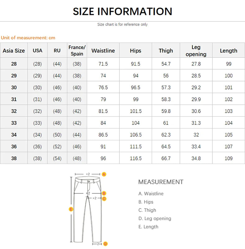 2025 Summer New Ripped Jeans Men Slim-fit Denim Pants Cotton Korean Style Fashion Men's Clothing Elasticity Versatile