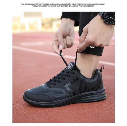 Black Sneakers Comfortable Sports Running Shoes For Men Tenis Masculinos Autumn Lightweight Casual Shoe Zapatillas Hombre