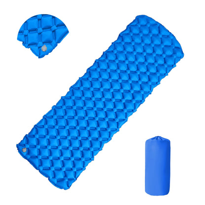Camping Inflatable Mattress In Tent Folding Camp Bed Sleeping Pad Picnic Blanket Travel Air Mat Camping Equipment