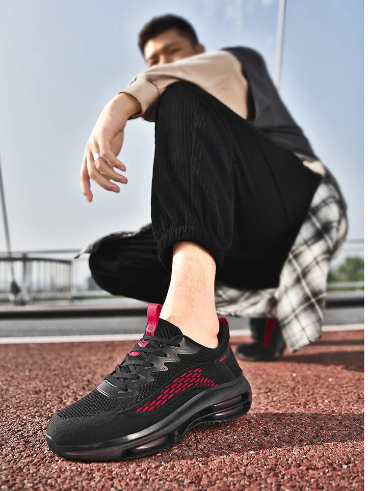 High Quality Sneakers Male Trend Black Platform Basketball Shoes Men Casual White Sport Walking Sneakers Men's Trainer 2025