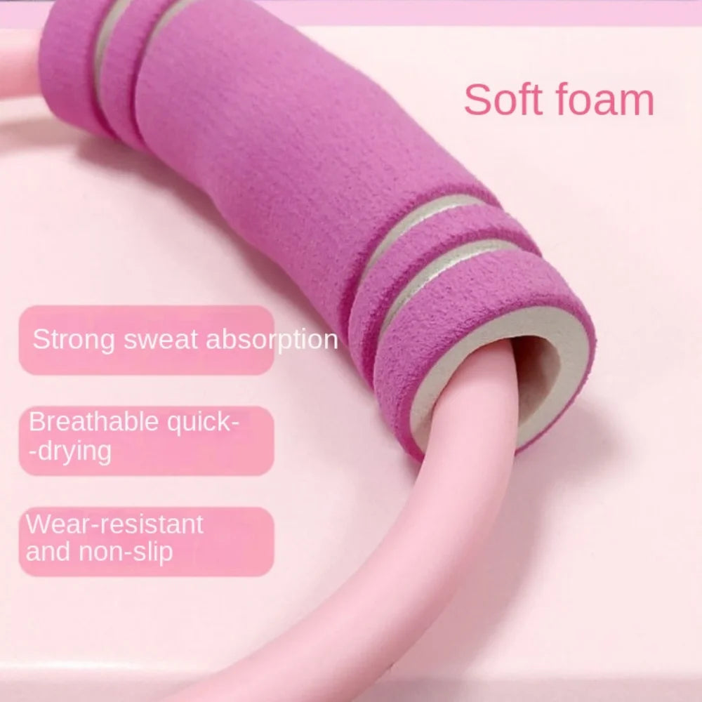 6-Tube Resistance Bands Set with Foam TPE Yoga Pedal Puller Sport At Home Shoulder Opening 8-Line Tension Rope Fitness Equipment