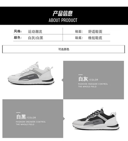 Sneakers for Men Fashion Outsole Male Casual Sport Shoes Man Running Flats Shoes Tenis De Mujer Zapatillas Sapato Masculino