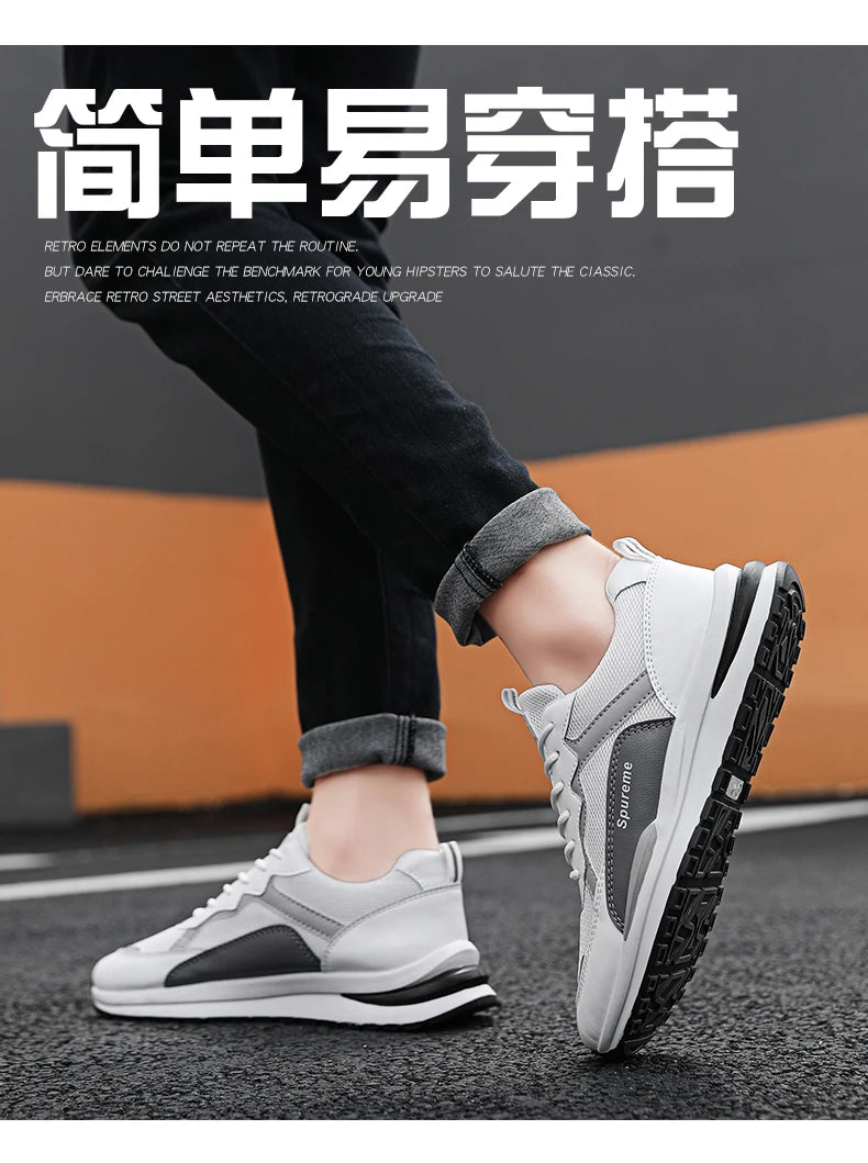 Sneakers for Men Fashion Outsole Male Casual Sport Shoes Man Running Flats Shoes Tenis De Mujer Zapatillas Sapato Masculino