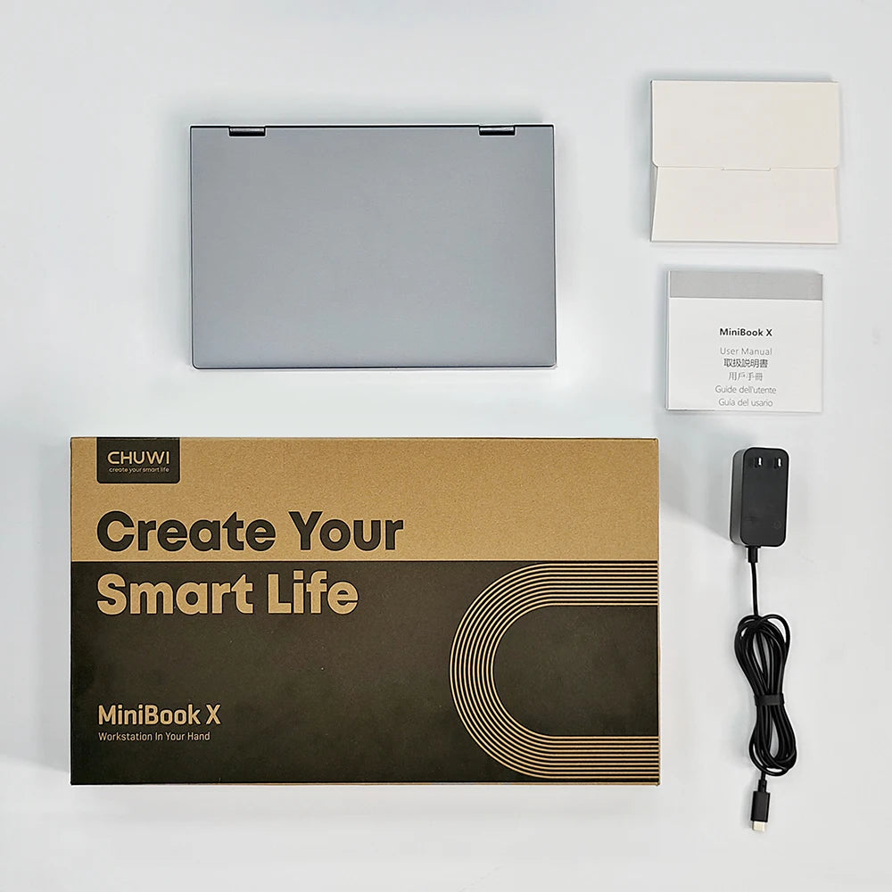 CHUWI MiniBook X Touch Screen Tablet Laptop 2-in-1 Intel N150 16GB LPDDR5 512G SSD  10.51'' 2K FHD Notebook WiFi6 Windows 11