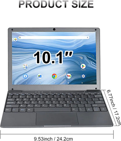 Windows 11 Laptop 10.1inch Notebook Computer Intel Celeron N4020 Learning Laptop Netbook for Kids Men Women (8GB/128GB)