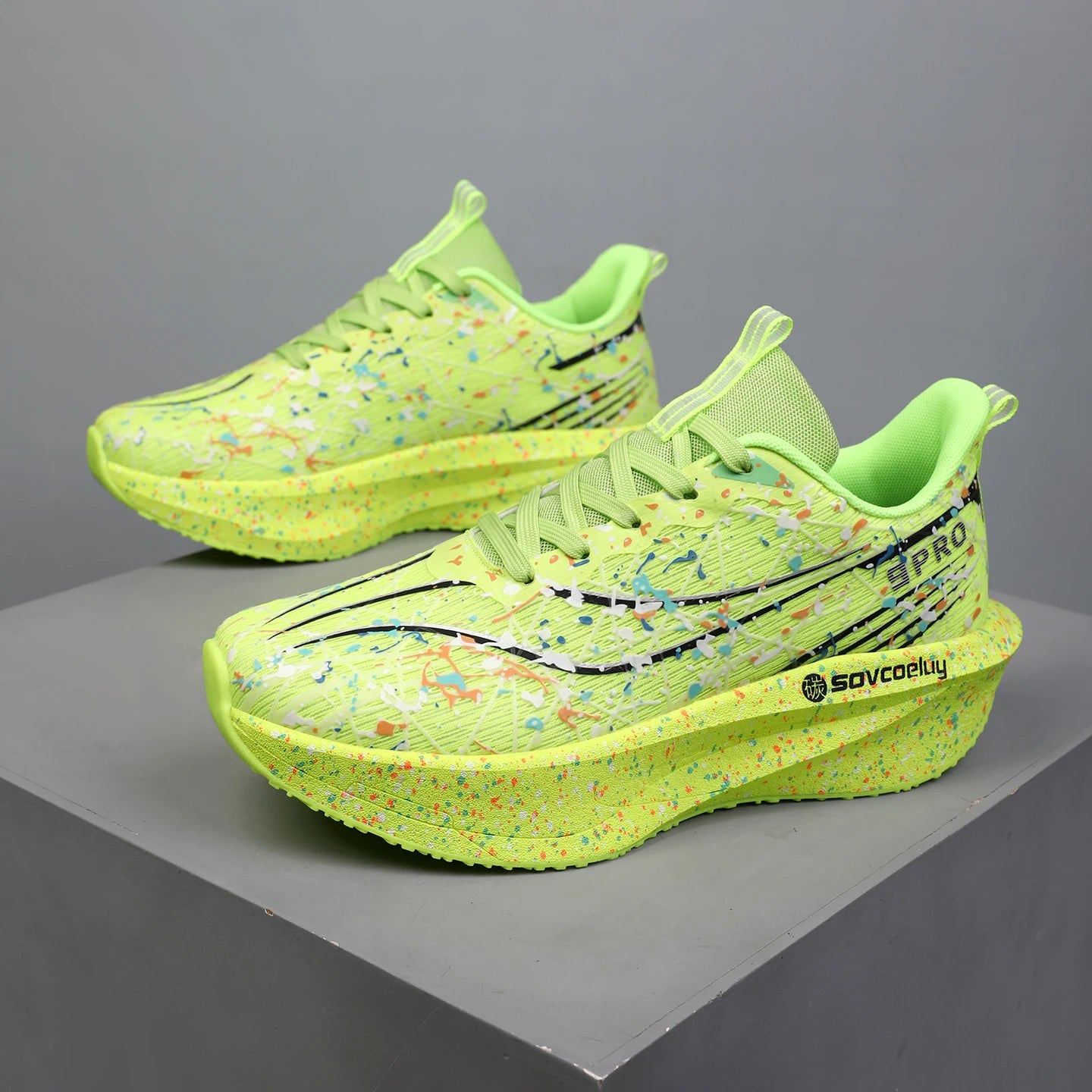 Men's Sneakers Trend Walking Speciality Carbon Board Marathon Sports Shoes Male Running Athletic Nonskid Sneakers﻿ For Women