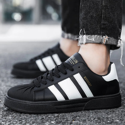 Men's Low-Top Sneakers, Suitable for Hiking, Skateboarding, and Casual Wear—Pu Upper, Breathable Lace-Up Style, Ideal for Outdoor Activities, Training, and Street Fashion—Built-In Cushioning Insole and Pvc Sole, Perfect f
