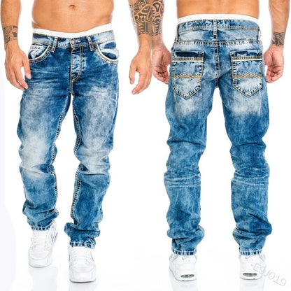 Stretch Slim Baggy Jeans