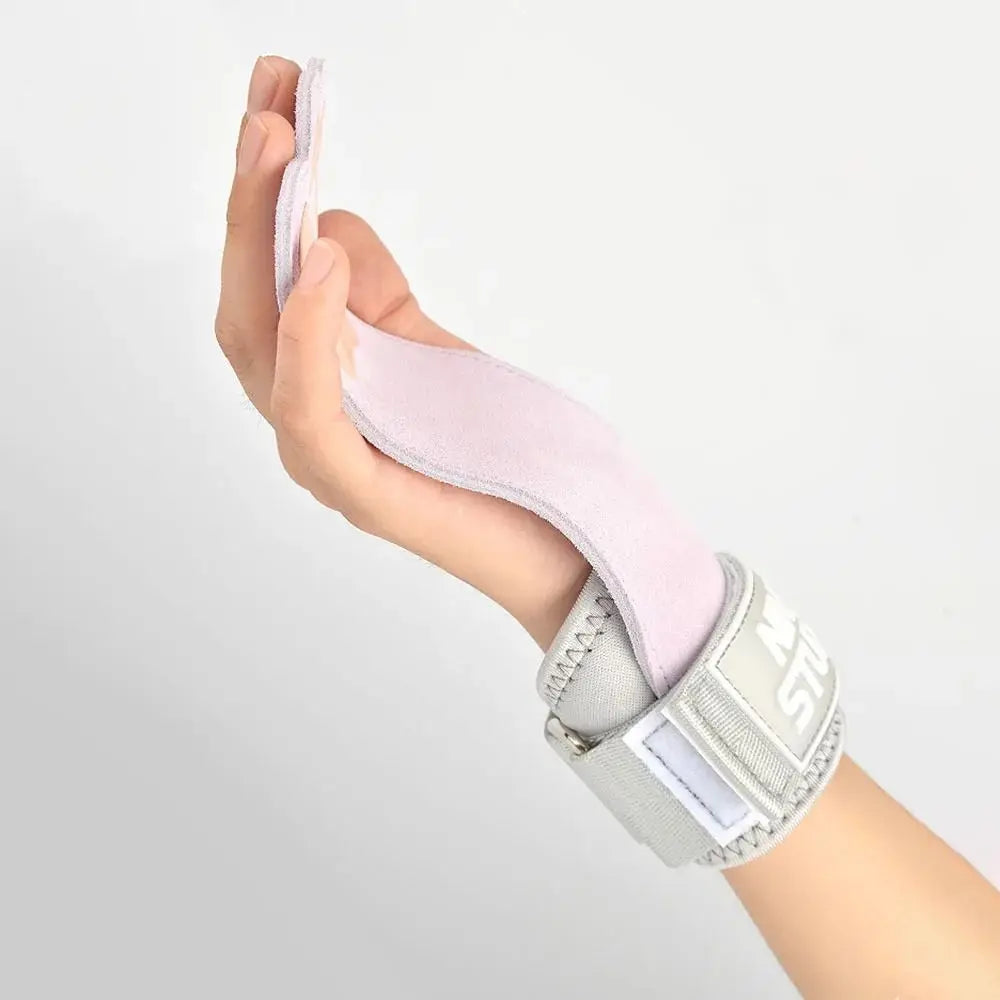 Leather Dog Paw Fitness Power Straps Wear-resistant Adjustable Dog Paw Wrist Straps Durable Pink/Purple