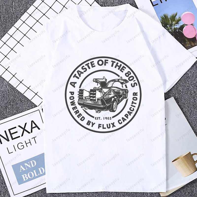 Mens Clothing  Doc Brown Back To The Future Back To The Future 1.21 Gigawatts Fun Tops Tee T Shirt Loose Tops T-Shirt