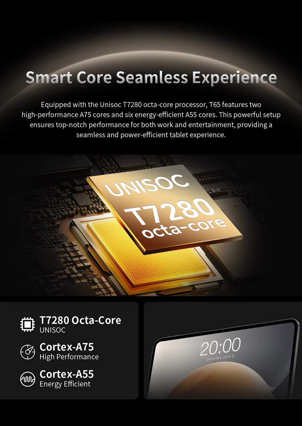 Teclast T65 13.4-inch 2K 120Hz Android 16 Tablets 128GB/ 256GB ROM Unisoc T7280 Octa-core 8000mAh Battery 4G Dual SIM Tablets