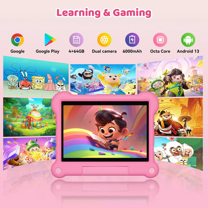 10-Inch Kids Tablet Adreamer KidsPad10Pro 4GB 64GB with Kids Education Software For Children Studying Kids-proof Case