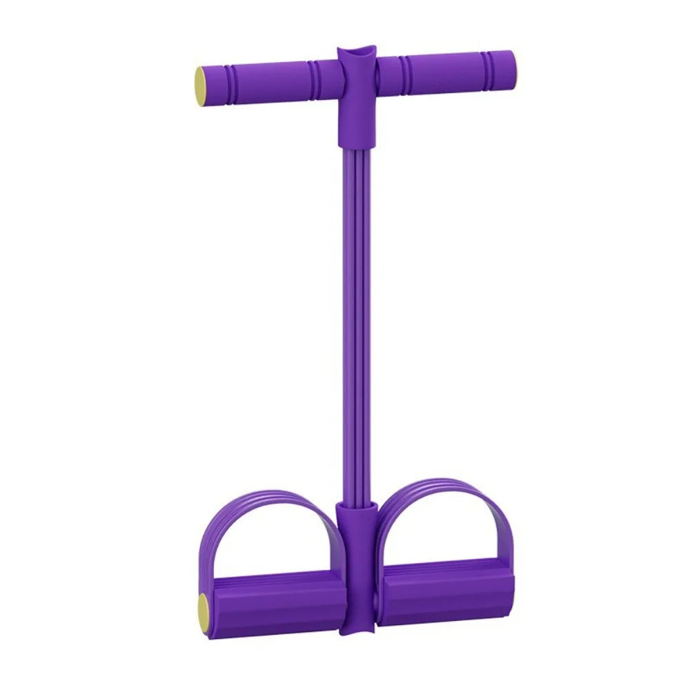 6-Tube Resistance Bands Set with Foam TPE Yoga Pedal Puller Sport At Home Shoulder Opening 8-Line Tension Rope Fitness Equipment