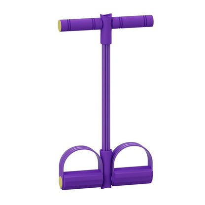 6-Tube Resistance Bands Set with Foam TPE Yoga Pedal Puller Sport At Home Shoulder Opening 8-Line Tension Rope Fitness Equipment