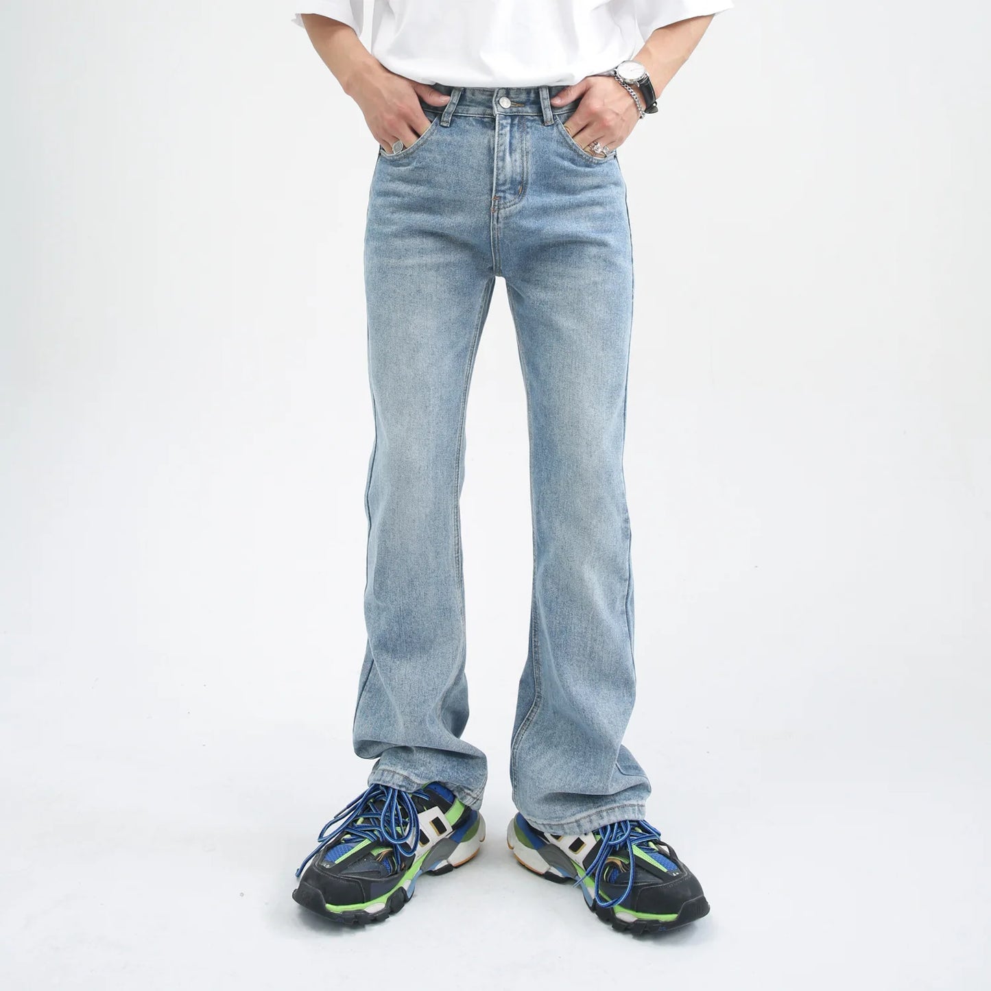 Boot Cut Flared Stretch Jeans