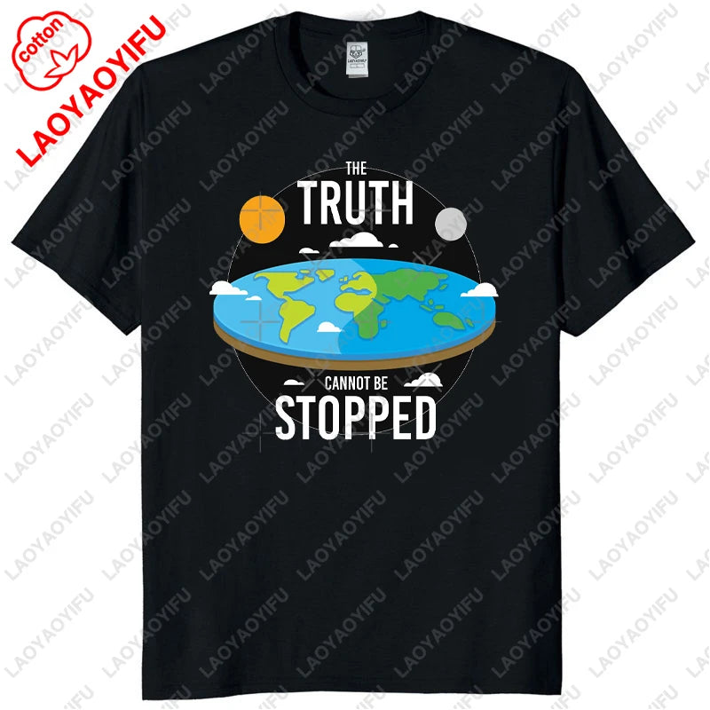 Funny Flat Earth Astronaut Well That Sucks T-Shirt Retro Male T Shirts Summer Breathable Outdoors Woman Man Graphic T Shirts