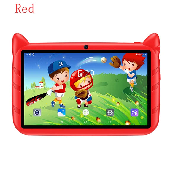 New 7 Inch 5G WiFi Tablet Quad Core 4GB RAM 64GB ROM Kids Learning Education Android Tablets Dual Cameras Google 4000mAh