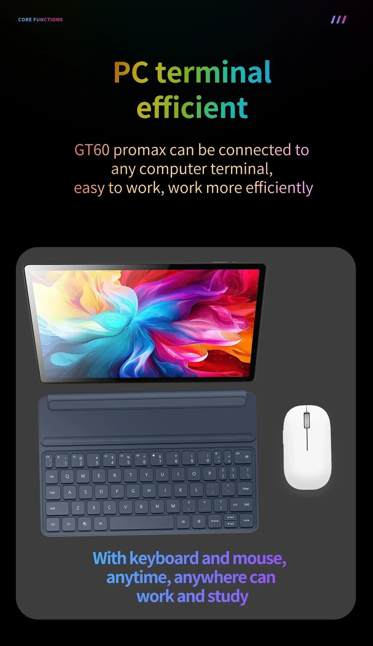New Original Tablet GT60 Pad Pro 20GB+1TB Android 14.0 10 Core PC Tablet 14 inch 129000mAh Tablet Global 5G Dual SIM