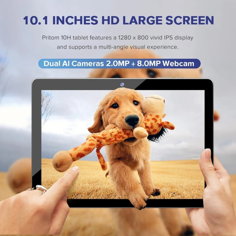 10.1 INCH 2GB RAM 32GB ROM FX10 Android 11 Tablet PC CPU Allwinner A133 Quad-Core 1.4GHz Dual Camera WIFI 1280 x 800  IPS HD