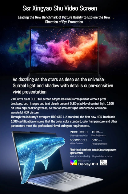 【2025 New】Lenovo Xiaoxin Pro 16 GT AI7-350/860M AI9-365/880M 32G+1TB 16inch 2.8K 120Hz OLED Screen
