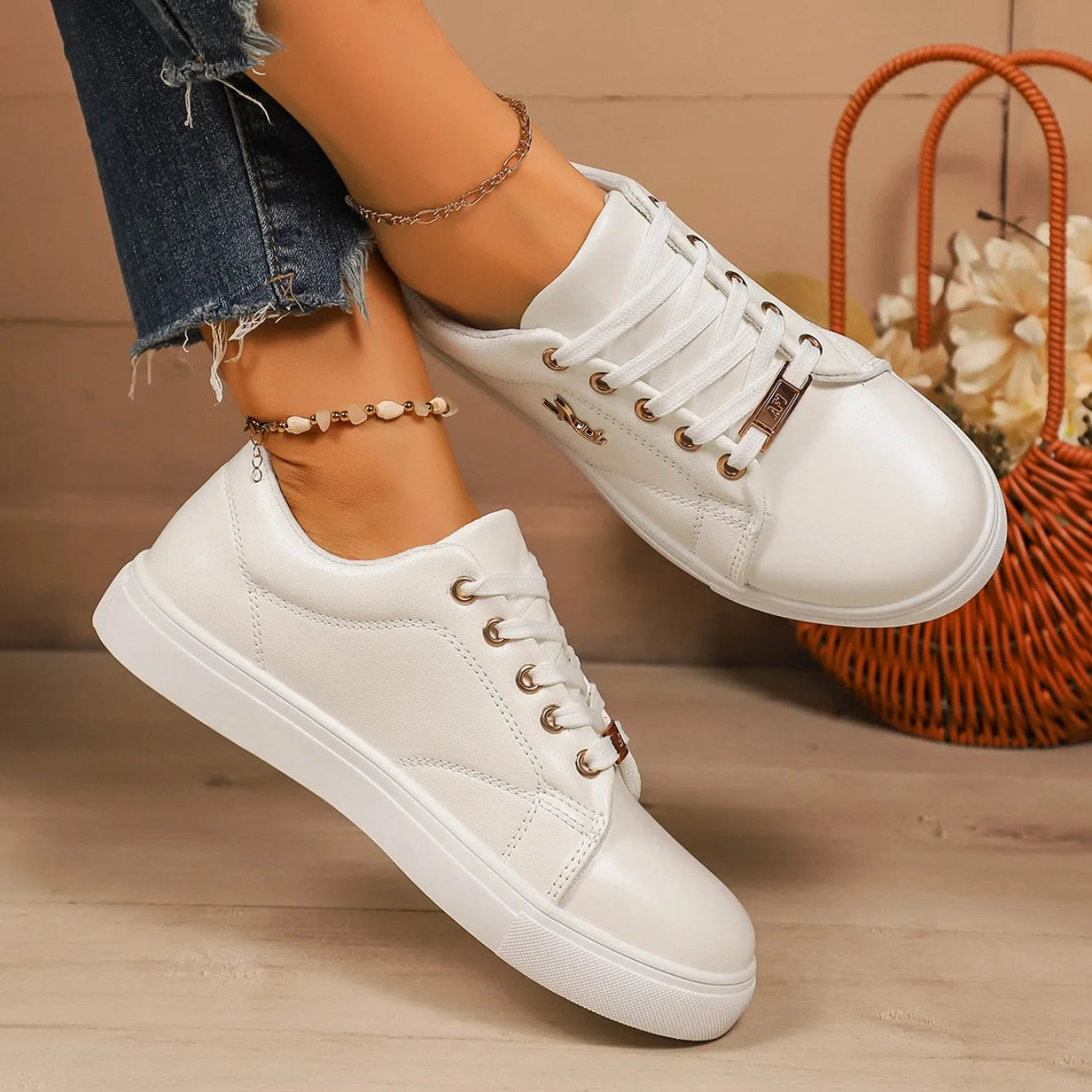Women Sneakers Trend Soft Sole Walking Sneakers Spring Autumn Fashion Breathable Shoes Woman Comfortable Casual Sneakers Women