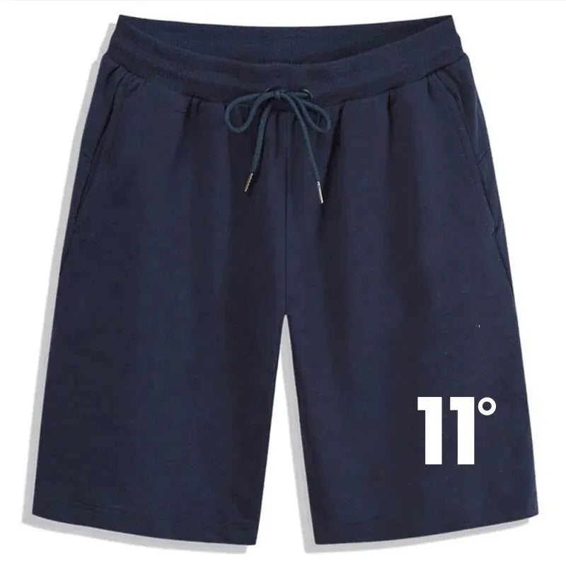 11 Printing Summer New Men's Shorts Casual Elastic Drawstring Loose Shorts Joggers Outdoor Fitness Breathable Sports Short Pants