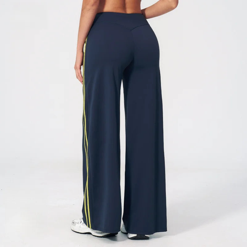 Yoga Pants Gym Workout Flared Leggings Women Fitness Bell-bottoms High Waist Wide Leg Female Push Up Sports Tights Yoga Leggings