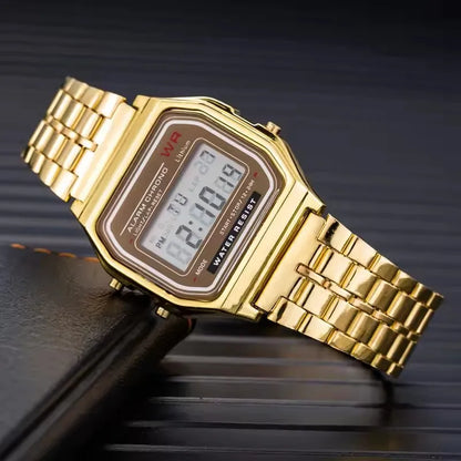 2025 Digital Watches For Men Sports Waterproof Bracelet Clock Gold Electronice LED Wristwatch Women Casucal montre homme relogio
