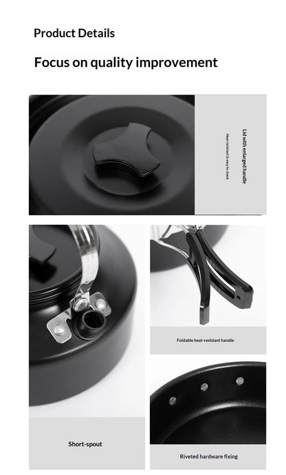 All-in-one camping cooking kit | Portable cookware suitable for backpacking trips, perfect for family camping trips.