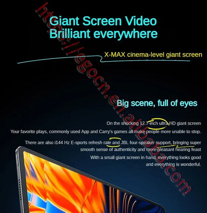 New Lenovo Xiaoxin Pad Pro 12.7 2025 Tablet Dimensity 8300 2.9k Resolution 144Hz Refresh Rate WIFI 10200mAh WIFI