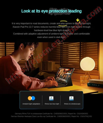 New Lenovo Xiaoxin Pad Pro 12.7 2025 Tablet Dimensity 8300 2.9k Resolution 144Hz Refresh Rate WIFI 10200mAh WIFI