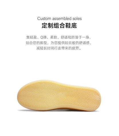Skateboarding Sports Shoes Classic White Sneakers for Men Comfort Leather Sneakers Fashion Running Outdoor Casual Walking Shoe