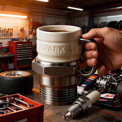 Automotive Inspire Coffee Cup, Perfect for Car Enthusiasts, Mechanics & Garage Owners