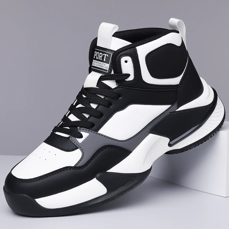 Modern Classic: Men's Lightweight Walking Sneakers with Enhanced Flexibility
