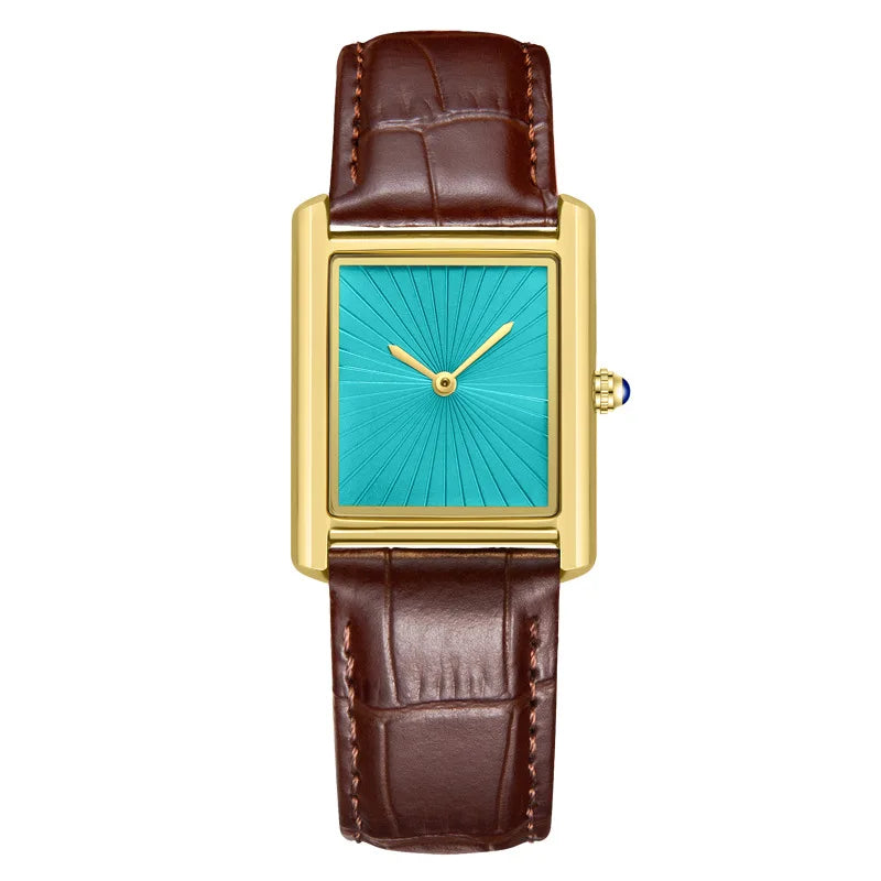 New Elegant Watches for Women and Men Fashion Leather Strap Waterproof Quartz Wristwatches Couple's Watches Gifts Drop Shipping