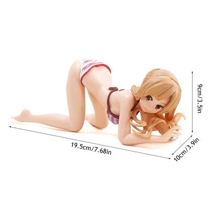 Fashion Cartoon Anime Car Ornament Creative Car Phone Holder Bikini Beach Girl Car Interior Accessories Car Dashboard Decoration