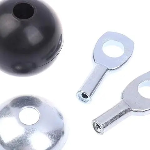 5PCS Gym Cable Steel Wire Rope Accessories for Cable Machine Fitness Equipment Exercise Metal Limit Ball Terminals Gasket