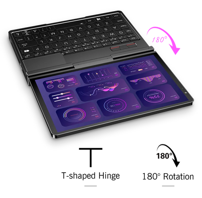 New 2025 version! GPD Pocket 4 8.8-inch AMD Ryzen AI 9 HX 370/8840U 64GB RAM 2TB NVMe Mini Laptop Computer for business