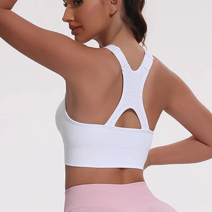 Adjustable Strap Shockproof Yoga Bra